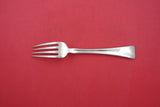 Lap Over Edge Hand Engraved By Tiffany Sterling Dinner Fork w/ fan 8"