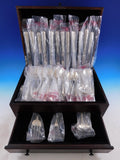 Camellia by Gorham Sterling Silver Flatware Set For 12 Service 63 Pieces New