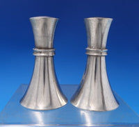 Stieff Sterling Silver Salt and Pepper Shaker Set 2pc 3 1/2" Tall #82-1 (#7489)