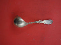 Waverly by Wallace Sterling Silver Gravy Ladle gold wash decorative bowl 7 1/2"