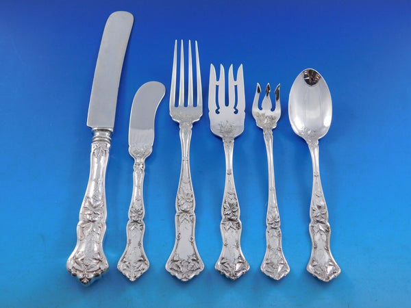 Edgewood by International Sterling Silver Flatware Service 12 Set 106 pieces