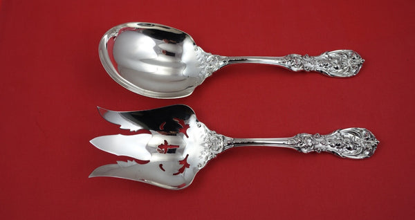 Francis I old by Reed and Barton Sterling Silver Salad Serving Set AS 9 1/4"