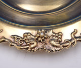 Garrard and Co English Estate Sterling Silver Platter Vermeil Grapes 16" (#9016)