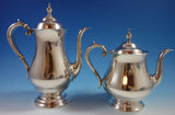 Old French by Gorham Sterling Silver Tea Set 6pc with Tray (#1639) Exceptional!