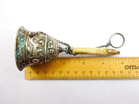 Sterling Tussie Mussie Posey Posy Holder with Bows and Swags (#J1227)