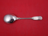 Fiddle Thread by Cooper Brothers English Sterling Silver Cream Soup Spoon 6 1/8"