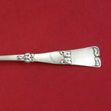 L. Hahn Sterling Silver Strawberry Spoon Pierced Circa 1913 11" Serving