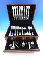 Puritan by Wallace Sterling Silver Flatware Set for 8 Service Dinner 55 Pcs