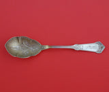 Humboldt by Wood and Hughes Sterling Silver Sugar Spoon GW Bright-Cut 6 3/4"