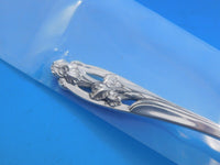 Silver Iris by International Sterling Silver Mustard Ladle Custom Made 4 1/2"