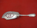 JB English Sterling Silver Fish Server London 1834 Pierced w/ Fish and Bird 12"