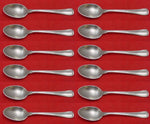 Old French by Gorham Sterling Silver Demitasse Spoon Set 12 pieces 4 1/8"