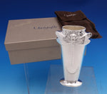 Christofle Silverplate Vase with Dragonfly in Original Box 6" x 3" (#8163)
