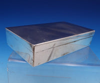 Mappin and Webb English Victorian Sterling Silver Box Double Hinge Lid (#7947)