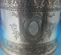 Israel Freeman and Son Ltd English Estate Sterling Sugar Creamer Set 2pc (#5579)