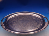 Reed and Barton Silverplate Tea Set 4pc with Wallace SP Tray 20 1/2" (#8808)