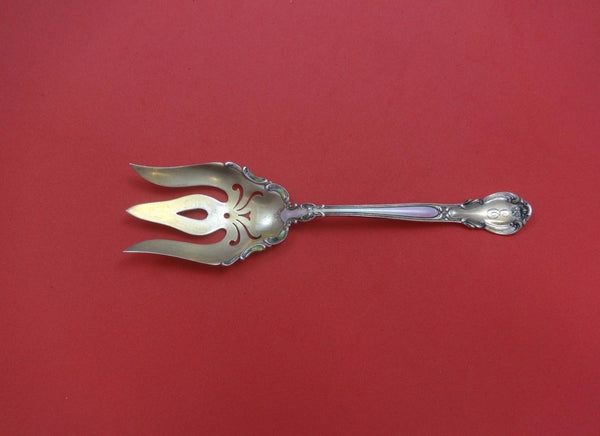 Chantilly by Gorham Sterling Silver Salad Serving Fork w/ Vermeil Enamel Lacing