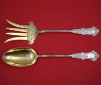 Alhambra by Whiting Sterling Silver Salad Serving Set GW 2pc 11"