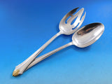 Edgemont Gold by Gorham Sterling Silver Flatware Set For 12 Service 77 pc Dinner