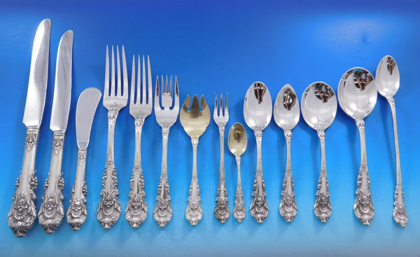 Sir Christopher by Wallace Sterling Silver Flatware Set 18 Service 270 pc Dinner