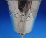 Coin Silver by Unknown maker Water Goblet #55 6 1/8" x 2 3/4" 5.2 ozt (#6763)