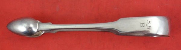 English Georgian Sterling Silver Sugar Tong London 1817 by WN repaired 5 5/8"