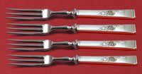 Classic Rose by Reed and Barton Sterling Silver Fruit Fork Set 4pc HH WS Custom