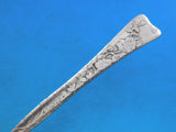 Lap Over Edge Acid Etched Tiffany Sterling Ice Cream Fork GW Forget Me Not