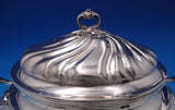 Italian .800 Silver Soup Tureen Gold Washed Interior Louis XV (15th) Style #7603