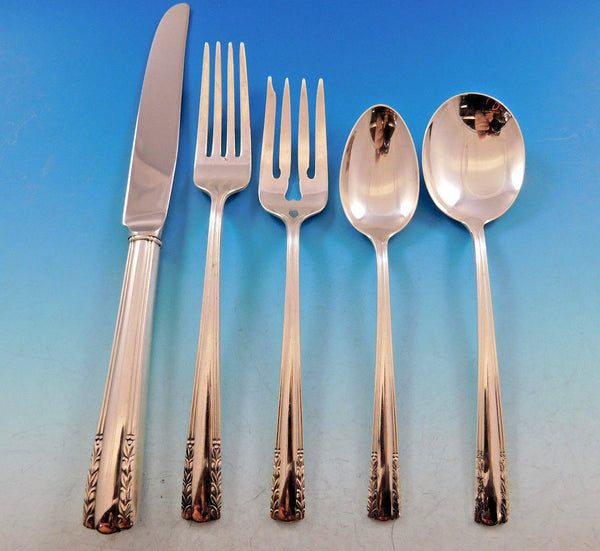 Chapel Bells by Alvin Sterling Silver Flatware Set for 8 Service 41 pieces