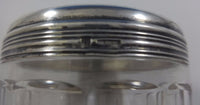 Christofle Sterling Silver Dresser Jar Set 3pc Two Round & One Square (#0747)