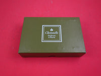Vendome by Christofle Silverplate Knife Rests Never Used Set of 4 in Box