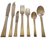 Bell by Hans Hansen Danish Sterling Silver Flatware Set 8 Service 60 Pcs Modern