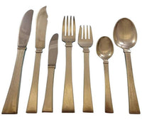 Bell by Hans Hansen Danish Sterling Silver Flatware Set 8 Service 60 Pcs Modern