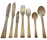 Bell by Hans Hansen Danish Sterling Silver Flatware Set 8 Service 60 Pcs Modern