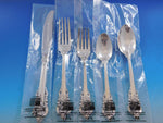 Grande Baroque by Wallace Sterling Silver Flatware Set Service 46 pieces New