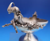 Gorham Sterling Silver Compote w/ 3-D Cockatoo Birds Applied Leaves #20 (#0404)