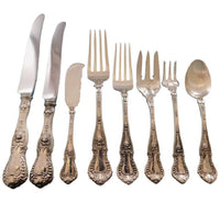 Dorothy Vernon by Whiting Sterling Silver Flatware Set 8 Service 68 pcs Dinner