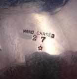 Rose by Stieff Sterling Silver Sugar and Creamer Set 2pc Hand Chased (#8592)