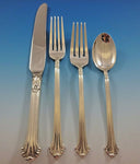 Silver Plumes by Towle Sterling Silver Flatware Set For 8 Service 32 Pieces