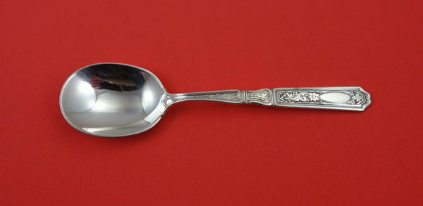 Saint Dunstan Chased by Gorham Sterling Silver Cream Soup Spoon 5 7/8"