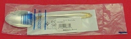 Prelude Gold Accent by International Sterling Silver Place Soup Spoon 6 3/4" New