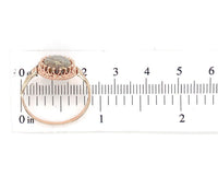 10k Rose Gold 5.10 Carat Genuine Natural Gold Vein Quartz Ring Size 9.25 #J6936
