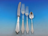 Fan by WMF German Sterling Silver Flatware Service for 8 Set 61 pieces Dinner