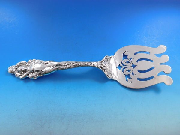 Love Disarmed by Reed and Barton Sterling Silver Asparagus Fork Pierced 11"