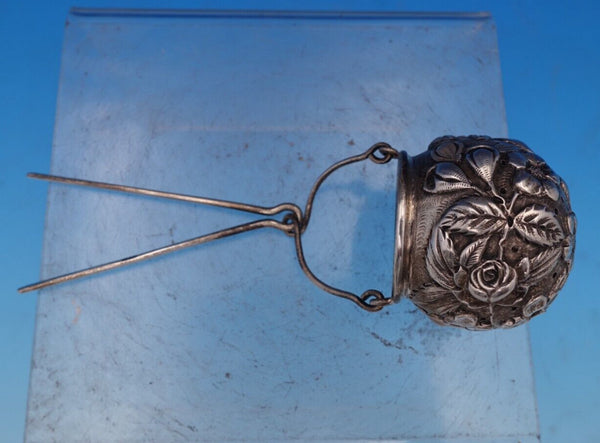 Repousse by Kirk Sterling Silver Tea Strainer French Style 6 1/2" x 2" (#8454)