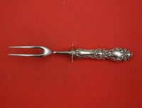 Lucerne by Wallace Sterling Silver Steak Carving Fork HH WS 8 3/4" Serving