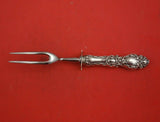 Lucerne by Wallace Sterling Silver Steak Carving Fork HH WS 8 3/4" Serving