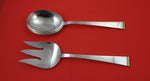 Gold Tip by Gorham Sterling Silver Salad Serving Set 9"