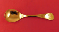 Georg Jensen Sterling Silver Annual Spoon Vermeil w/ Marigold Flower 1973 6"